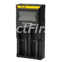 Nitecore Intellicharger D2 LCD リチウムイオン / ニッケル水素対応充電器(2スロットタイプ)